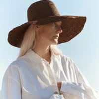 Ombra Sun Hat - Chocolate
