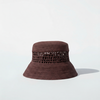 Mia Bucket Hat - Chocolate