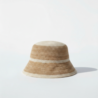 Lila Bucket Hat - Sand & Natural