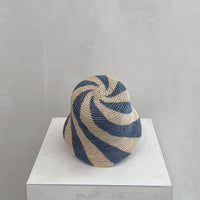 Cyla Bucket Hat - Blue & Natural