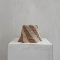 Cyla Bucket Hat - Bronze & Natural