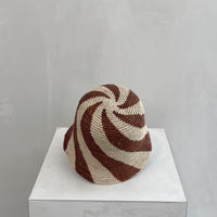 Cyla Bucket Hat - Cream & Chocolate