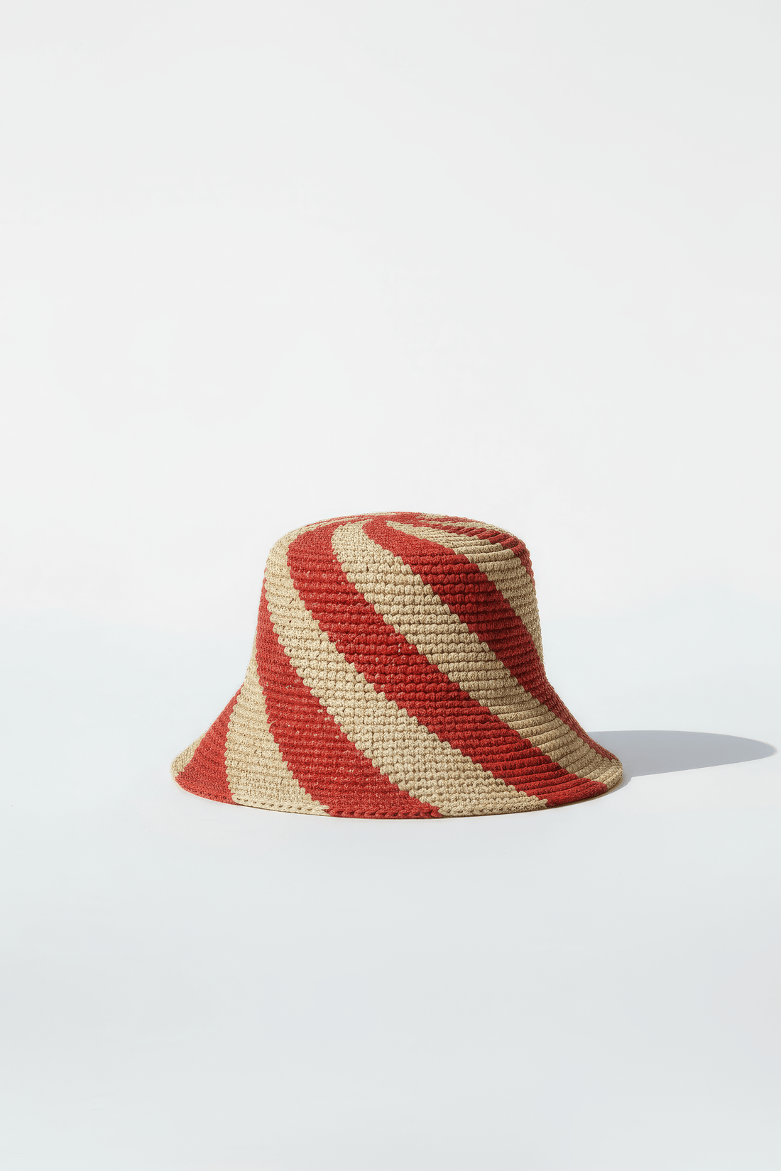 Cyla Bucket Hat - Orange & Natural