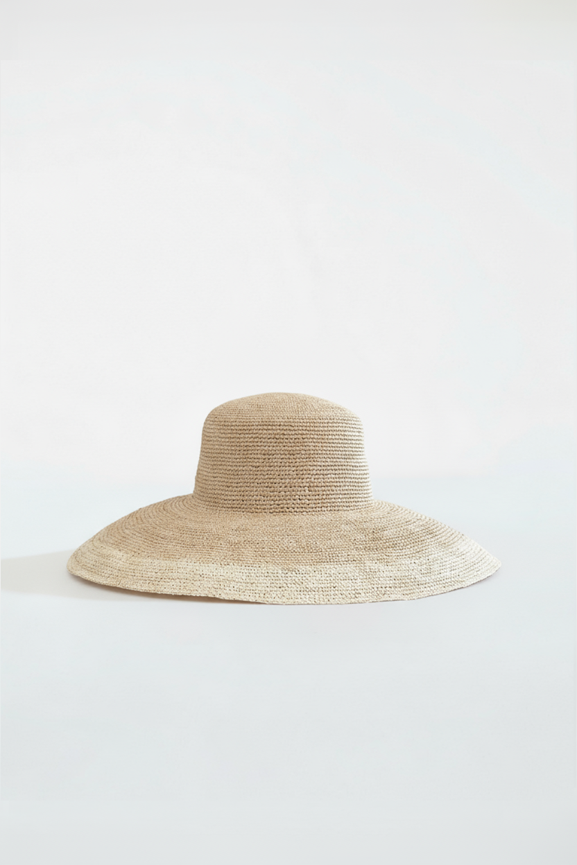 Eva Sun Hat - Sand & Natural