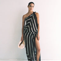 Krys Sarong - Umber & Cream