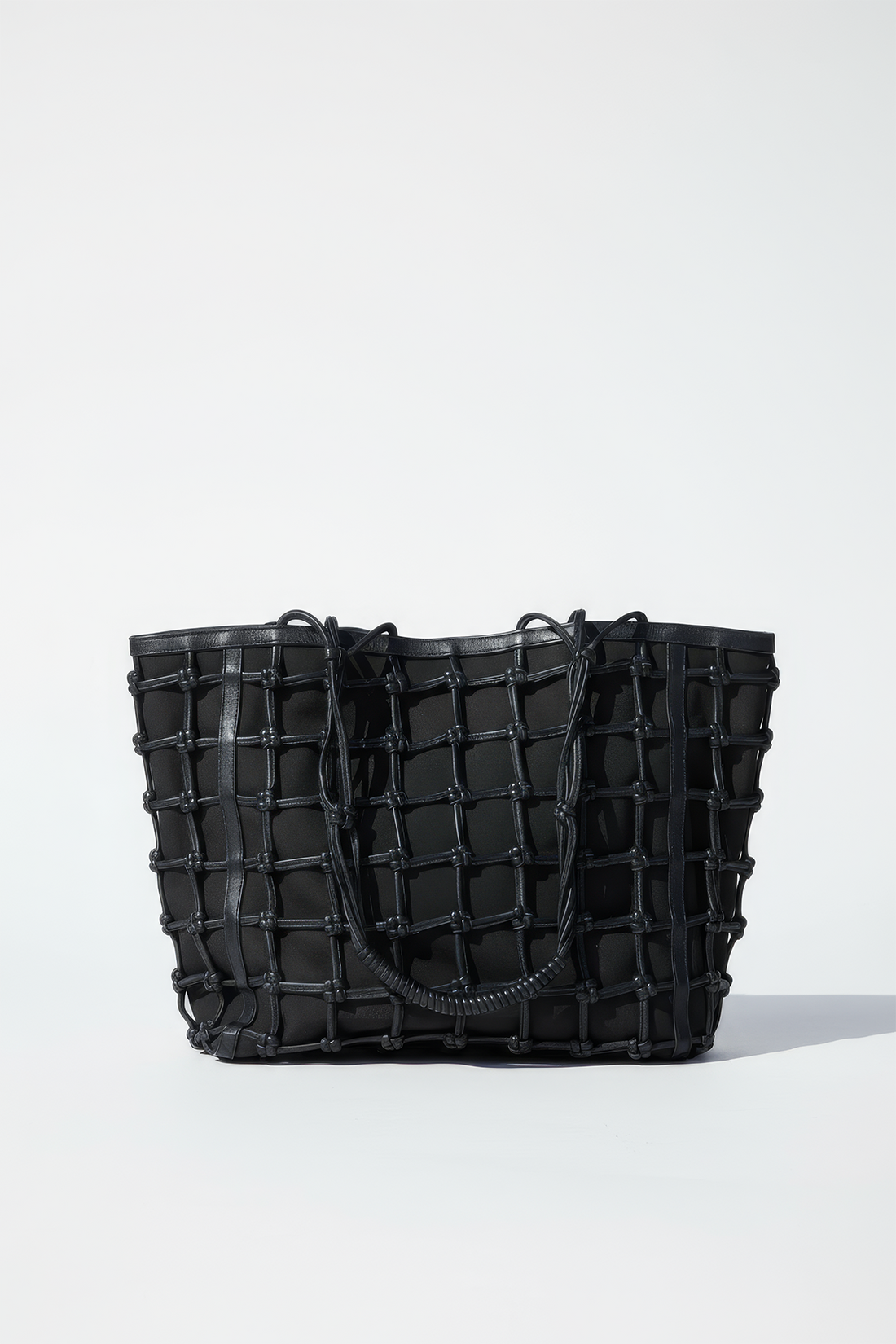 Lacy Tote Bag - Black