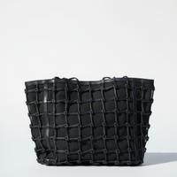 Lacy Tote Bag - Black