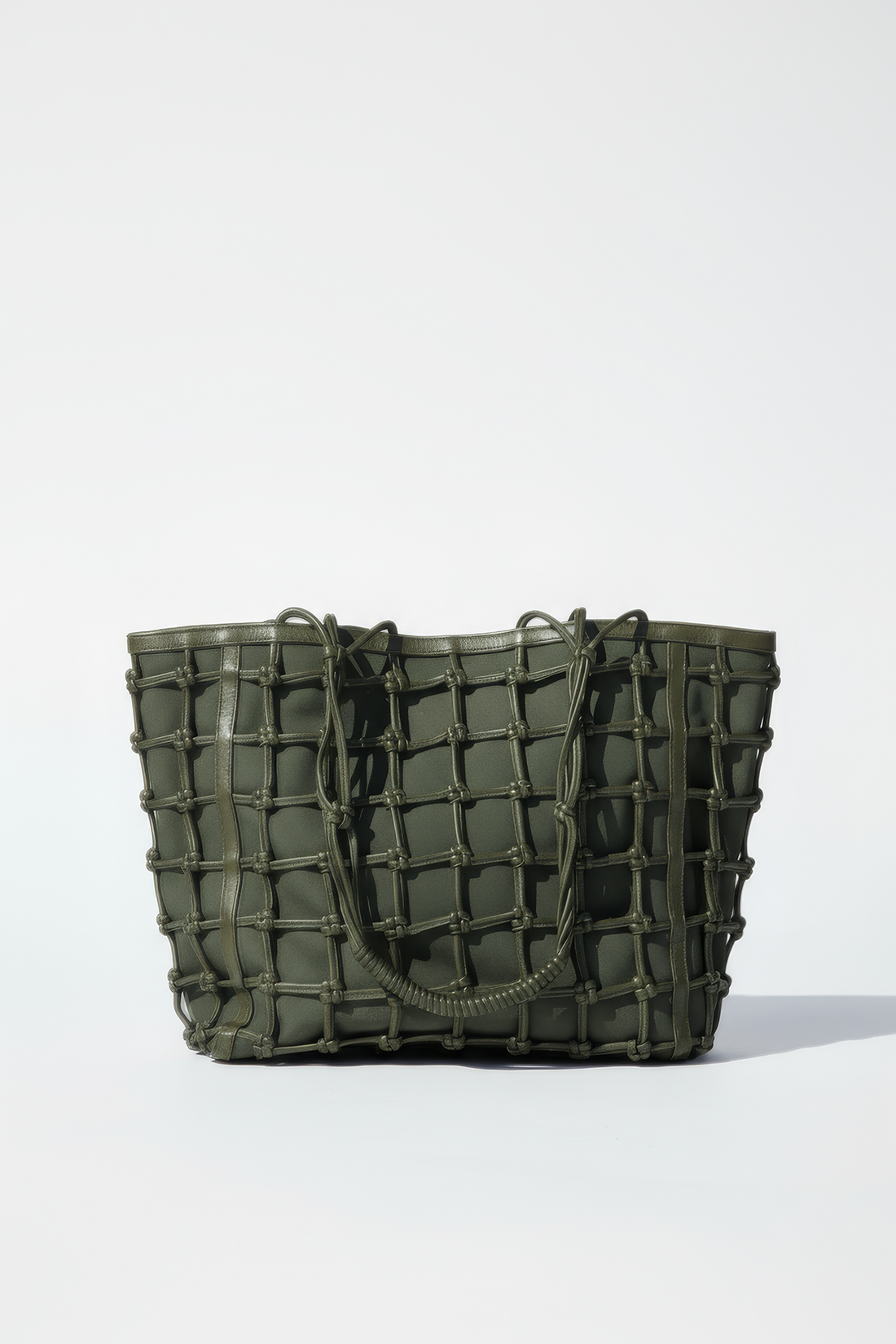 Lacy Tote Bag - Moss