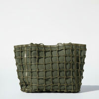 Lacy Tote Bag - Moss