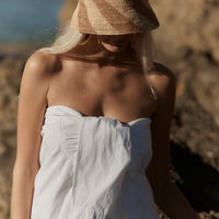 Cyla Bucket Hat - Bronze & Natural