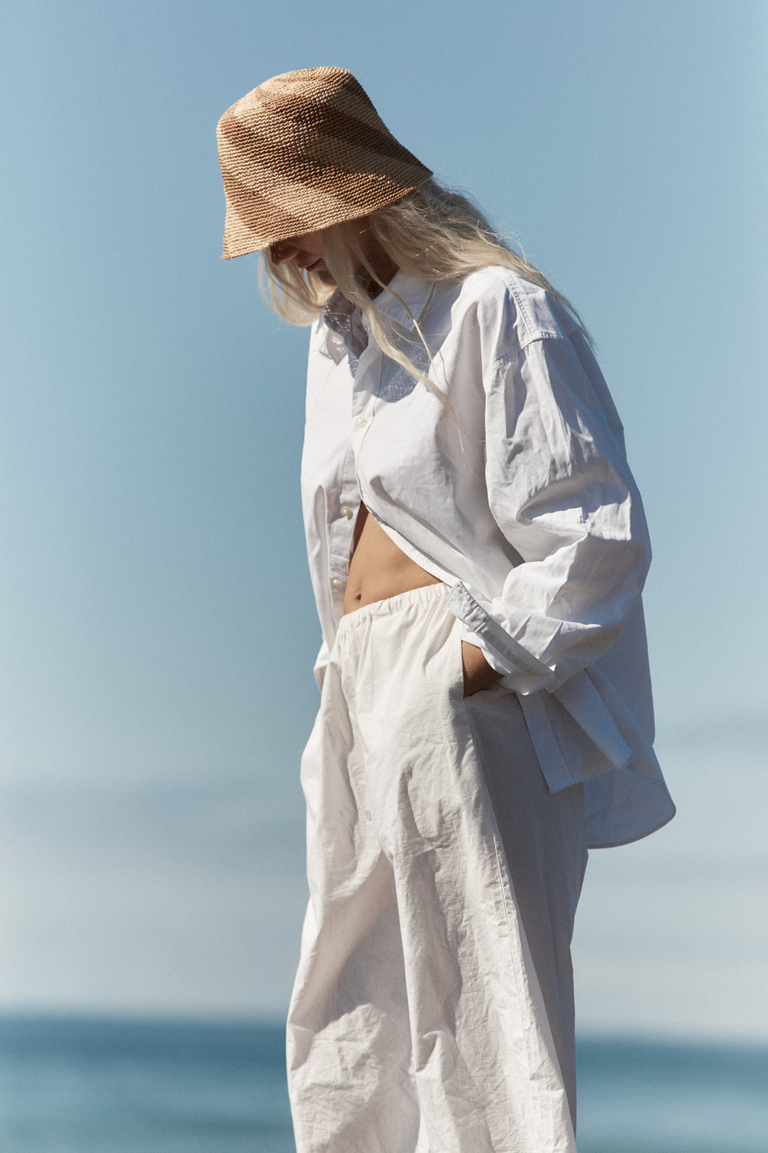 Cyla Bucket Hat - Bronze & Natural