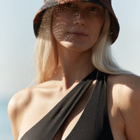 Cyla Bucket Hat - Coffee & Black