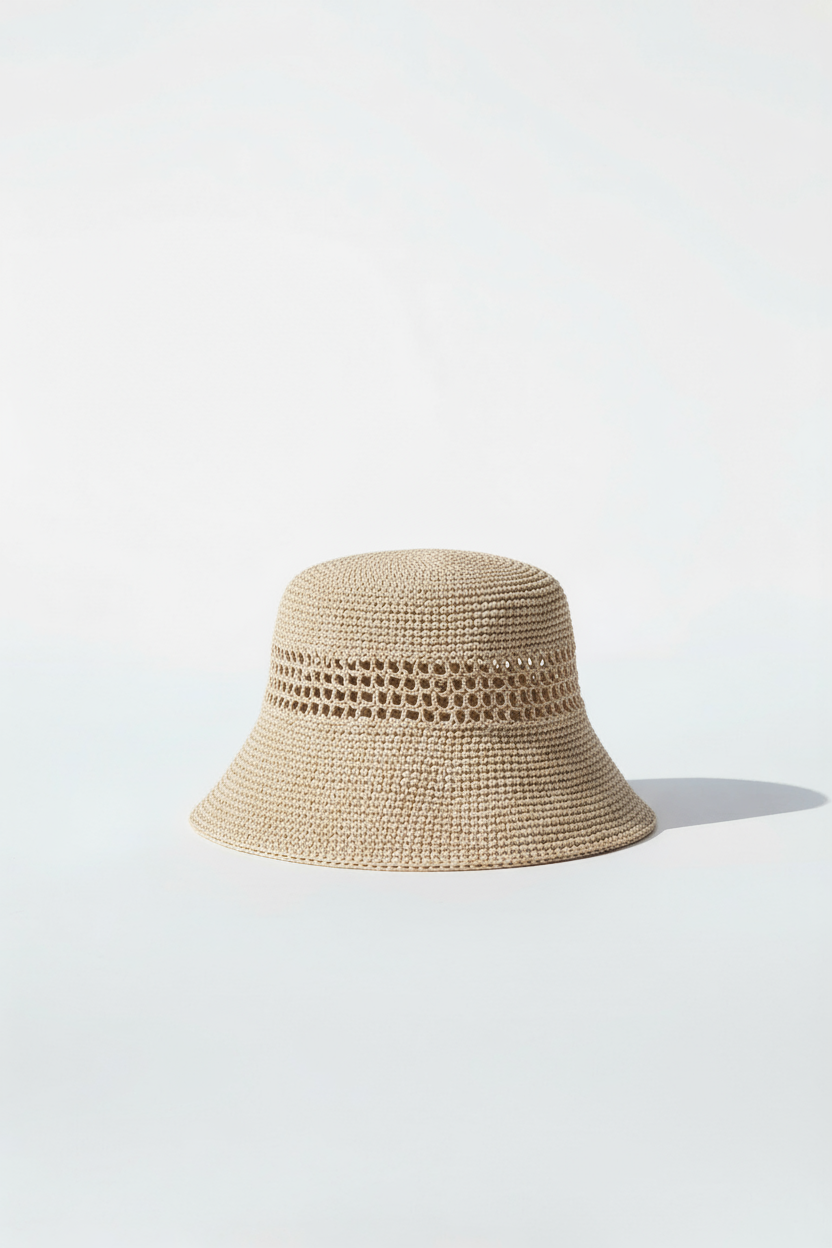 Mia Bucket Hat - Cream