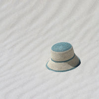 Lila Bucket Hat - Pale Blue & Sand