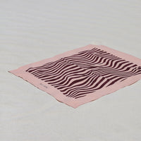 Ayma Silk Scarf - Pink & Burgundy