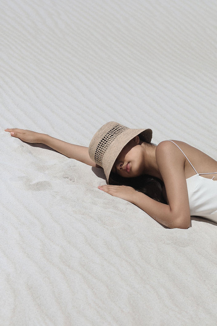 Mia Bucket Hat - Cream
