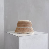 Lila Bucket Hat - Sand & Natural