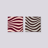 Ayma Silk Scarf - Pink & Burgundy