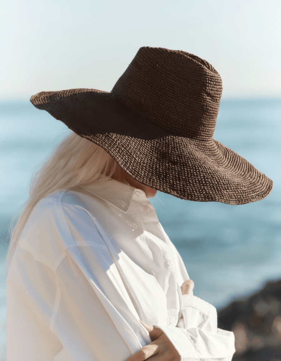 Ombra Sun Hat - Chocolate