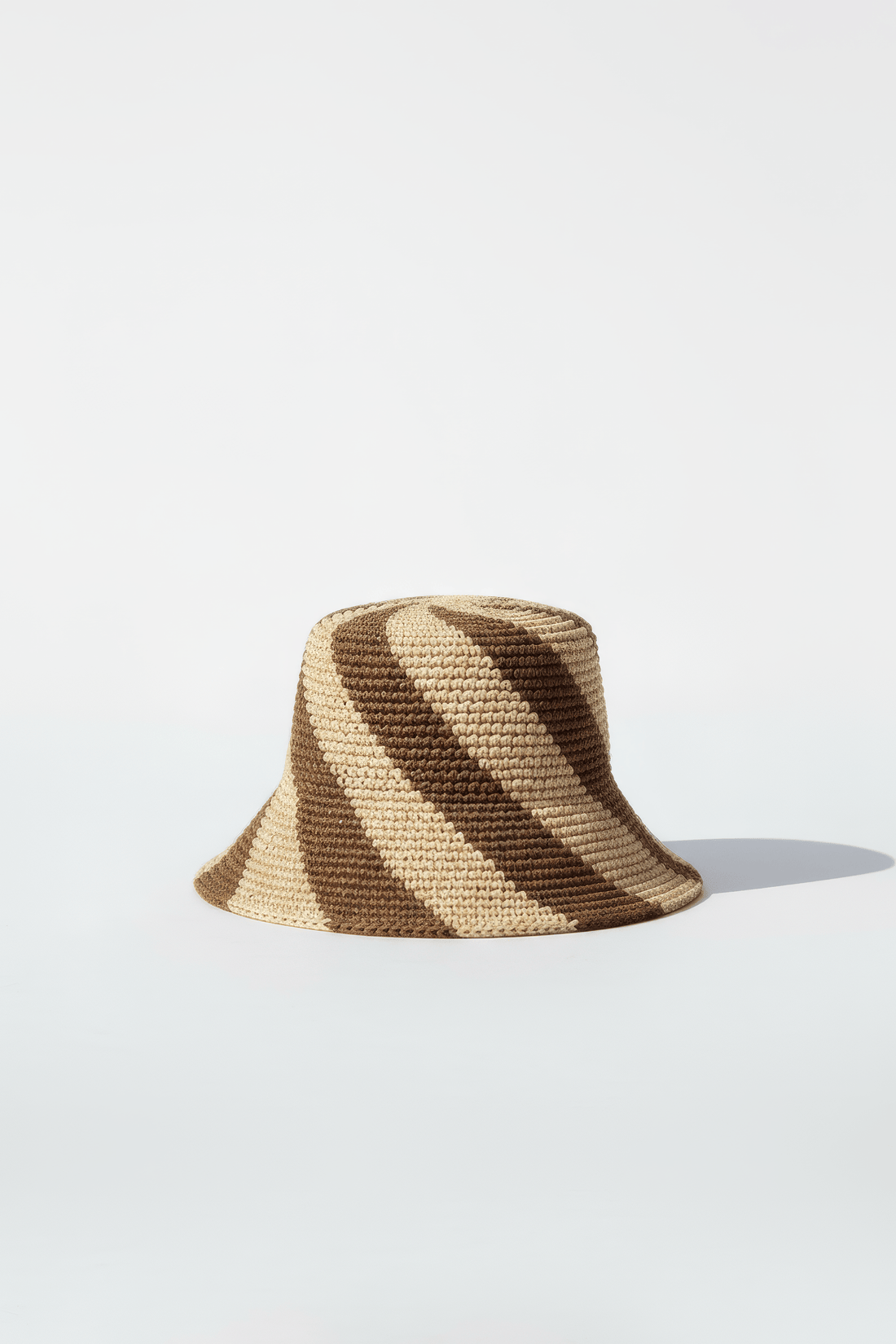 Cyla Bucket Hat - Cream & Chocolate
