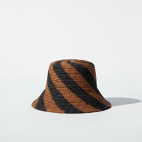 Cyla Bucket Hat - Coffee & Black