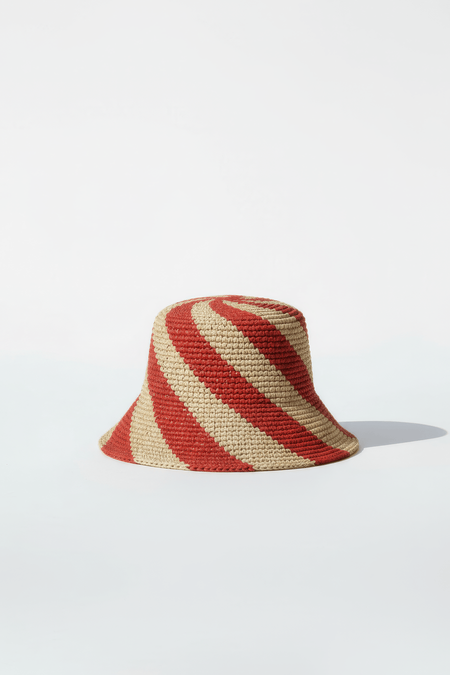 Cyla Bucket Hat - Orange & Natural