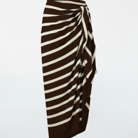 Krys Sarong - Umber & Cream