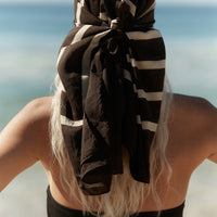 Krys Sarong - Umber & Cream